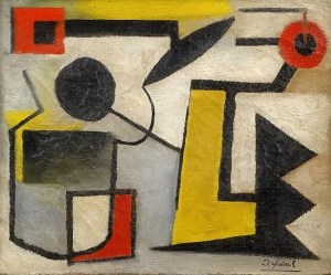 1949. Hst, 24 x 30 cm, signée en bas à droite et datée au dos : 25-oct-1949. © Coll. privée.