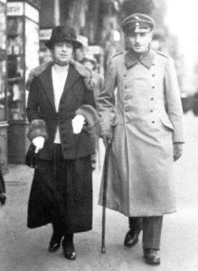 Alfred Flechtheim et Betty Goldschmidt en 1917.