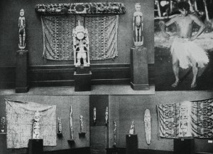 Vues de l'exposition Plastik der Südsee, Zurich, 1926.