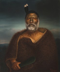 Gottfried Lindauer, « Eru Tamaikoha Te Ariari », 1903. Huile sur toile, 86,7 x 71,4 cm. © Auckland Art Gallery Toi o Tāmaki, don de H. E. Partridge, 1915.