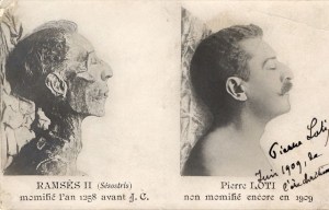 Pierre Loti, 1909, carte-photo.