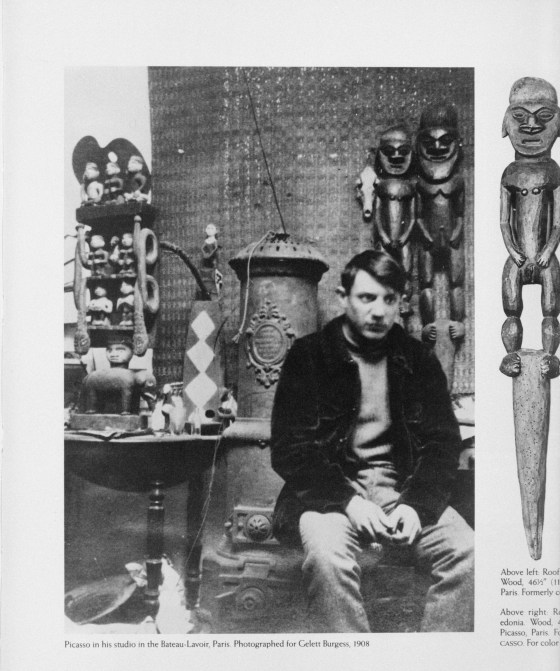 Pablo Picasso dans l'atelier du Bateau-Lavoir