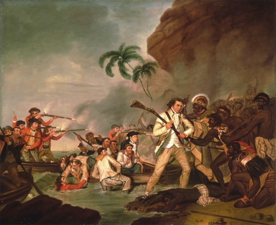 Death of Captain James Cook par George Carter 1783