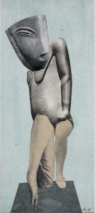 H. Höch Aus einem ethnographischen Museum VIII Denkmal I